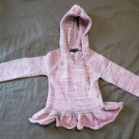 Calvin Klein Hooded Skirted Knit Shirt 3T Size 100% Cotton - Picture 1 of 4